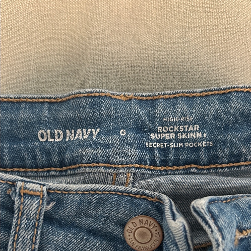Old Navy Blue Denim High-Rise Jeans